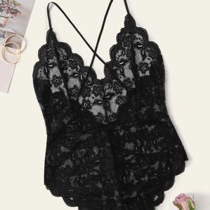 Brand new floral lace Teddy - original bag